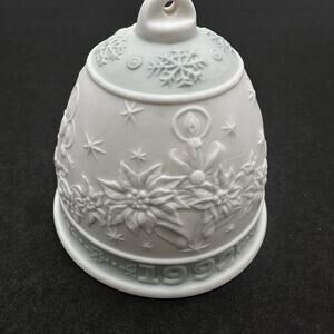 LLadro Christmas Holiday ornament 1992 Bell signature year